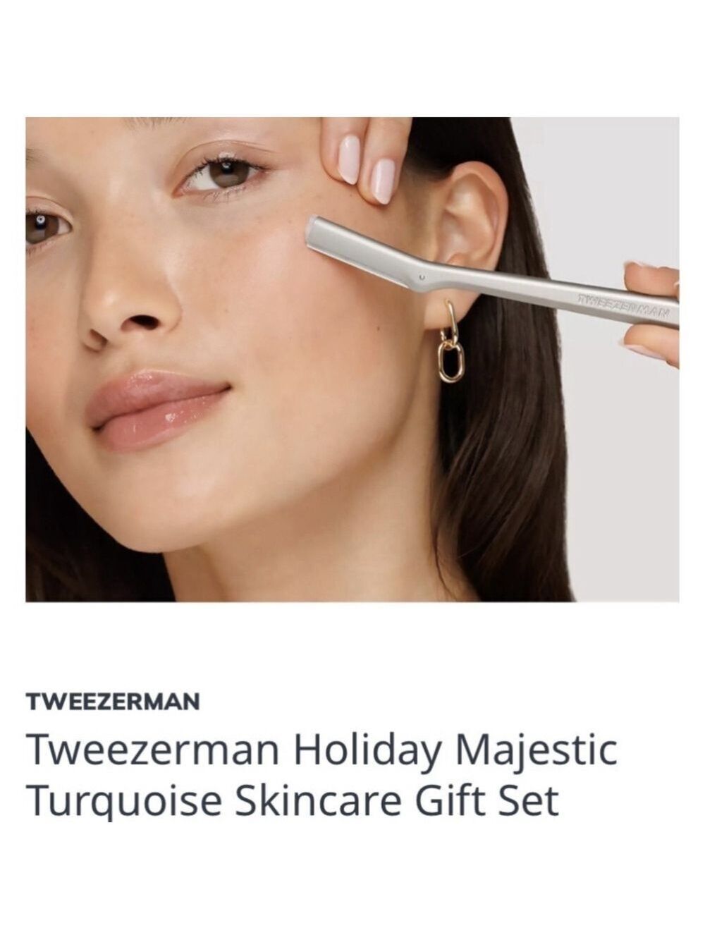 Tweezerman Majestic Turquoise Skincare Gift Set NWT - Picture 12 of 13
